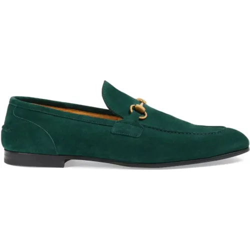 Jordaan suede loafers , male, Sizes: 11 UK, 9 1/2 UK - Gucci - Modalova