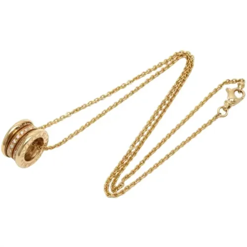 Pre-owned Gold necklaces , female, Sizes: ONE SIZE - Bvlgari Vintage - Modalova