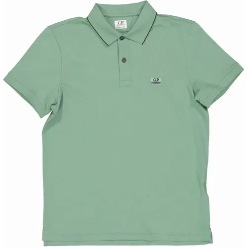 Grünes Bay Polo Shirt für Kinder - C.P. Company - Modalova