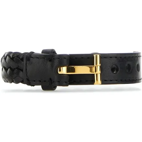 Stylisches Armband,Schwarzes Lederarmband - Tom Ford - Modalova