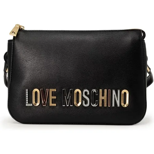 Schicke Damenhandtasche mit Kettenriemen - Love Moschino - Modalova