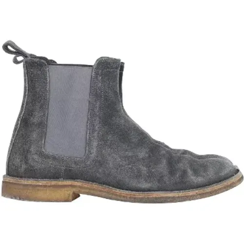 Pre-owned Suede boots , female, Sizes: 7 UK - Bottega Veneta Vintage - Modalova