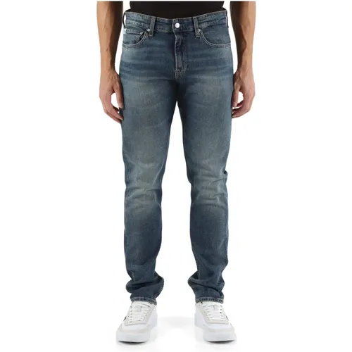 Slim Fit Five-Pocket Jeans , male, Sizes: W32, W36, W34, W33 - Calvin Klein Jeans - Modalova