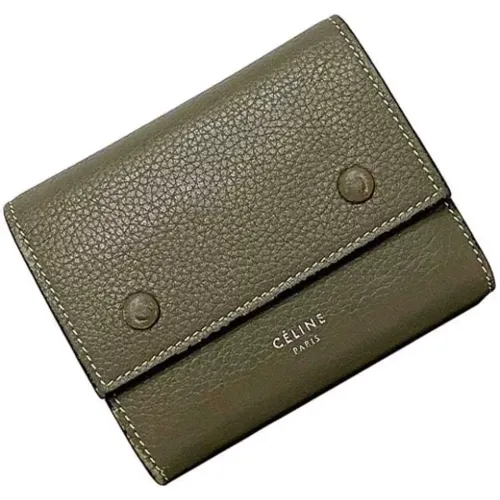 Pre-owned Leather wallets , female, Sizes: ONE SIZE - Celine Vintage - Modalova