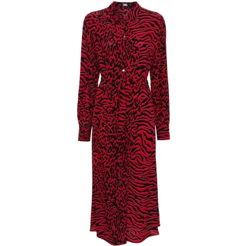 Stylish Dress , female, Sizes: XL, M - Karl Lagerfeld - Modalova