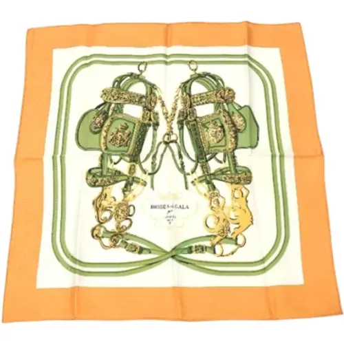 Pre-owned Silk scarves , female, Sizes: ONE SIZE - Hermès Vintage - Modalova