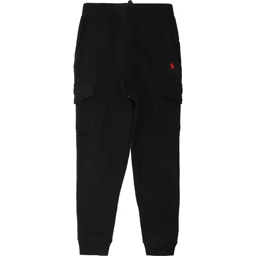 Schwarze sportliche Sweatpants , Herren, Größe: L - Ralph Lauren - Modalova