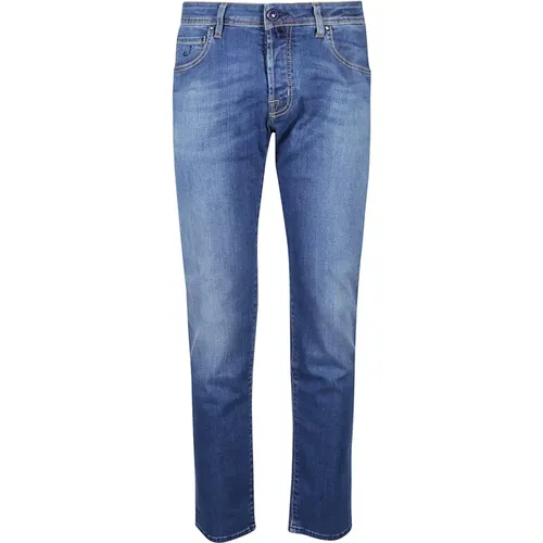 Slim Fit Nick 5 Pocket Jeans , male, Sizes: W44, W35, W40, W33, W36, W31, W42, W38 - Jacob Cohën - Modalova