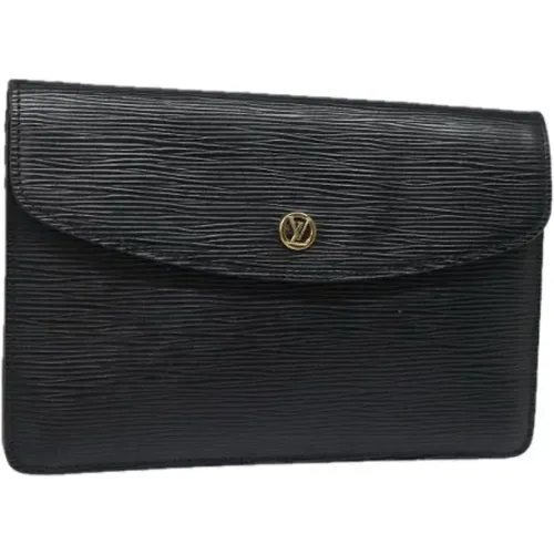 Pre-owned Leather clutches , female, Sizes: ONE SIZE - Louis Vuitton Vintage - Modalova