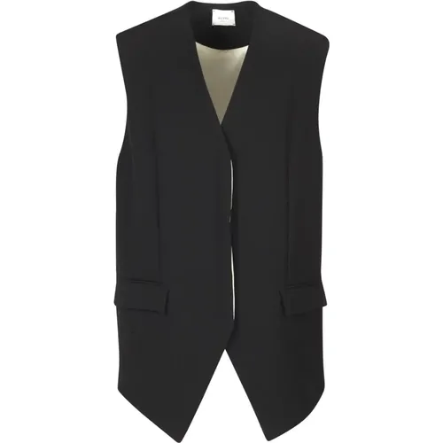 Stilvolle Gilet Weste , Damen, Größe: M - Alysi - Modalova