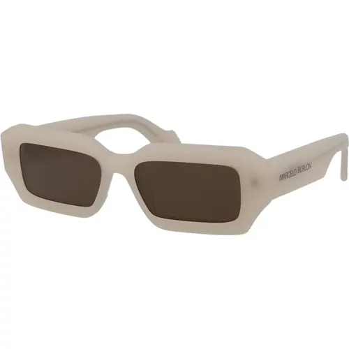 Stylish Agave Sunglasses for Summer , unisex, Sizes: 56 MM - Marcelo Burlon - Modalova