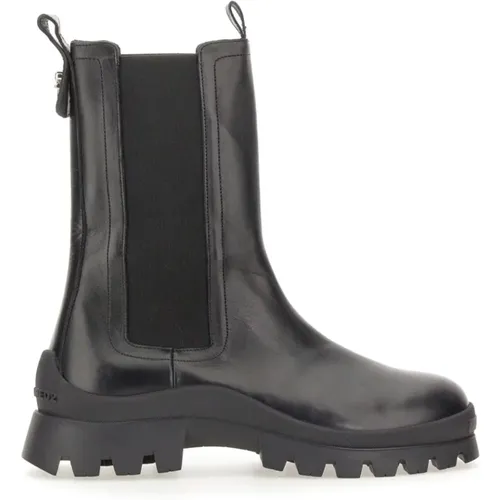 Italian Leather Boots - Made in Italy , female, Sizes: 6 UK, 4 1/2 UK, 7 UK, 4 UK, 3 UK - Dsquared2 - Modalova