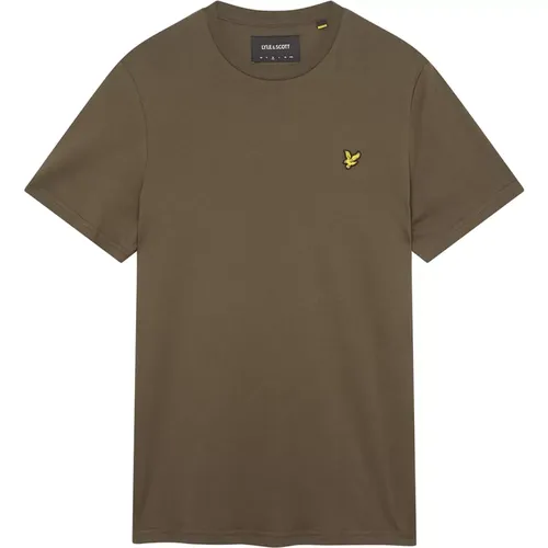 Einfaches T-Shirt für Männer , Herren, Größe: L - Lyle & Scott - Modalova