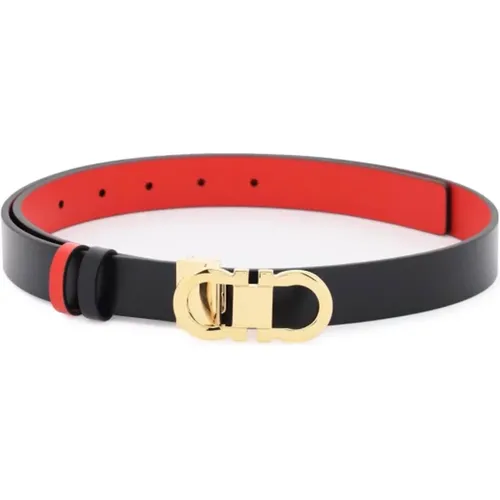 Reversible Gancini Belt , female, Sizes: 100 CM - Salvatore Ferragamo - Modalova