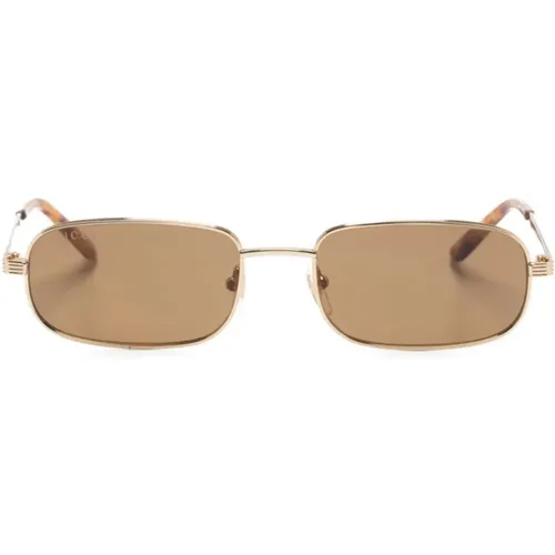 Eyewear Rectangular Frame Sunglasses , female, Sizes: ONE SIZE - Gucci - Modalova