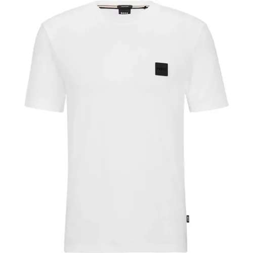 Jersey Logo T-shirt , male, Sizes: XL, L, 2XL, M, S - Hugo Boss - Modalova
