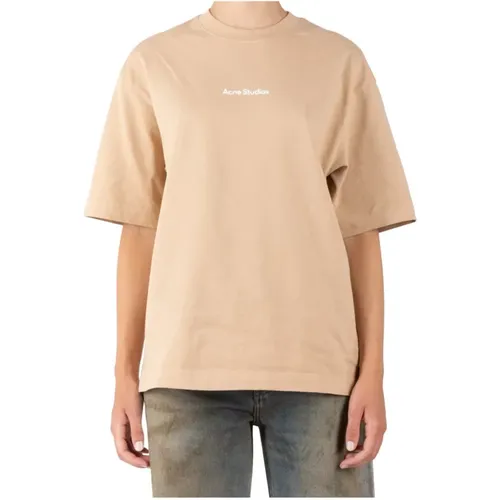 Baumwoll-T-Shirt für Frauen , Damen, Größe: S - Acne Studios - Modalova