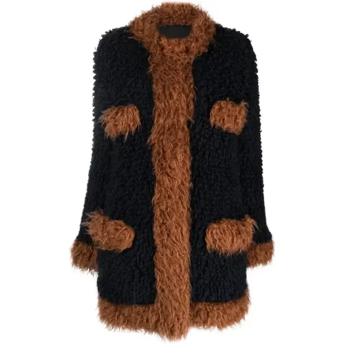 Reversible Puffer & Faux Fur Jacket , female, Sizes: 2XS - Marni - Modalova