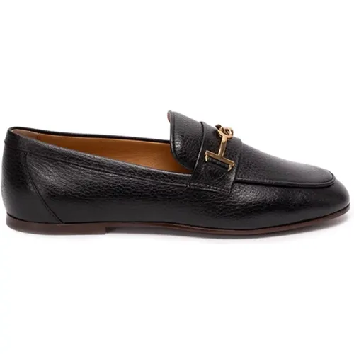 Leather Loafers , female, Sizes: 4 1/2 UK, 5 1/2 UK, 6 1/2 UK, 6 UK, 7 UK, 5 UK, 3 UK - TOD'S - Modalova