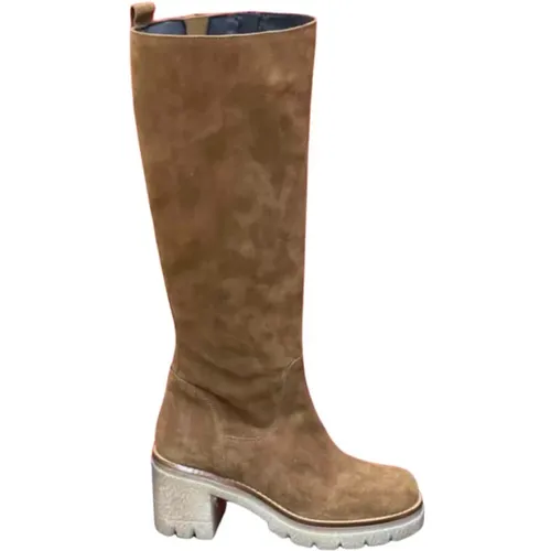 High Boots , female, Sizes: 4 UK, 3 UK - Ovyé - Modalova