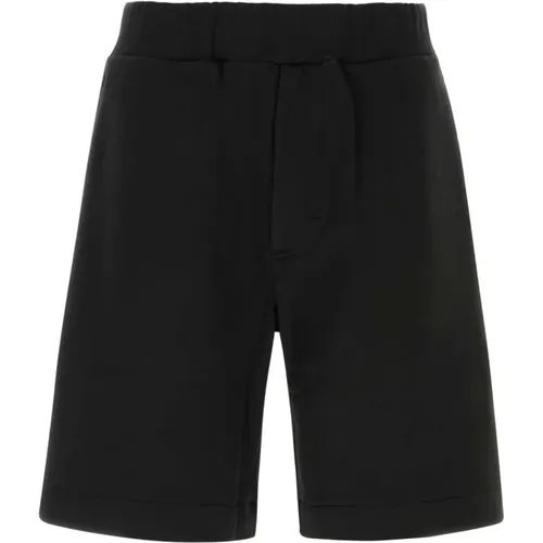 Schwarze Baumwoll-Bermuda-Shorts , Herren, Größe: L - 1017 Alyx 9SM - Modalova