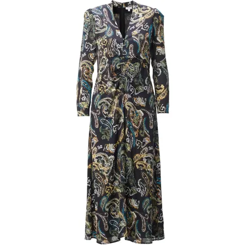 Langarm-Kleid mit Paisley-Muster - Lala Berlin - Modalova