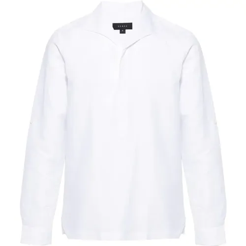 Linen/cotton shirt , male, Sizes: M, L, XL - Sease - Modalova