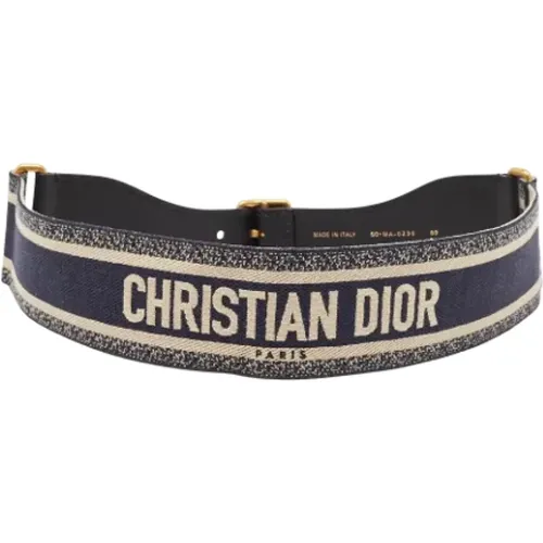 Pre-owned Canvas belts , female, Sizes: ONE SIZE - Dior Vintage - Modalova