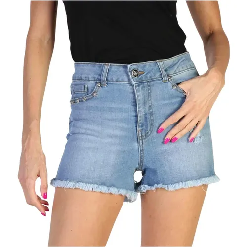 Shorts mit Nietenverzierung aus Baumwollmischung , Damen, Größe: W26 - Richmond - Modalova