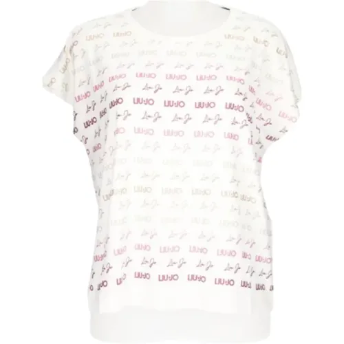 Casual T-Shirt for Everyday Wear , female, Sizes: XL, L, M, XS, S - Liu Jo - Modalova