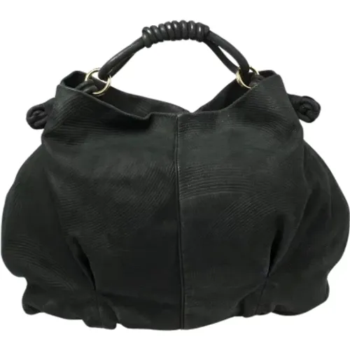 Pre-owned Wildleder handtaschen , Damen, Größe: ONE Size - Armani Pre-owned - Modalova