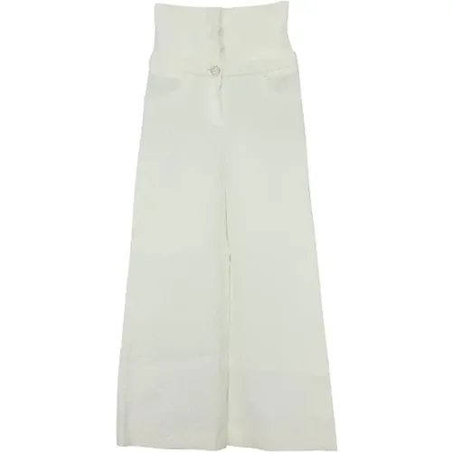 Timeless High Waist Trousers , female, Sizes: M - Chanel Vintage - Modalova