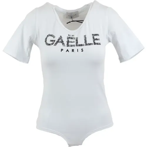 Short Sleeve Body , female, Sizes: L, XS - Gaëlle Paris - Modalova