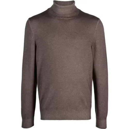 Braune Pullover für Männer , Herren, Größe: 2XL - Barba - Modalova
