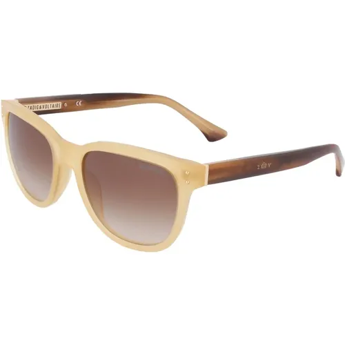 Brown Gradient Sunglasses , female, Sizes: 51 MM - Zadig & Voltaire - Modalova