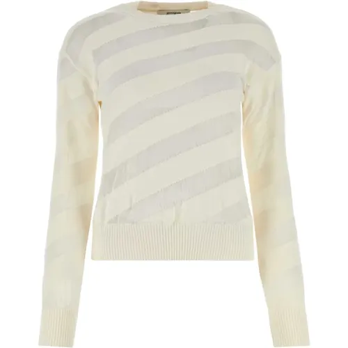 Zebra Print Pullover , Damen, Größe: M - Gimaguas - Modalova