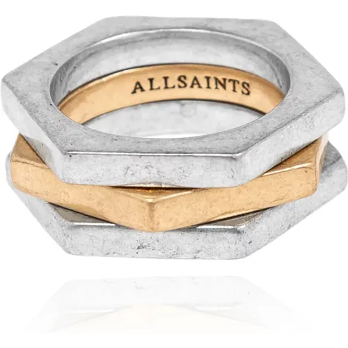 Messingring Alexis , Damen, Größe: L - AllSaints - Modalova