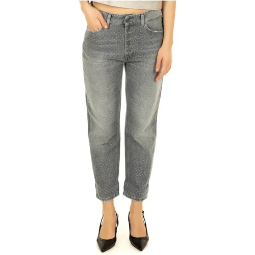 Grey Koons Trousers , female, Sizes: W27 - Dondup - Modalova