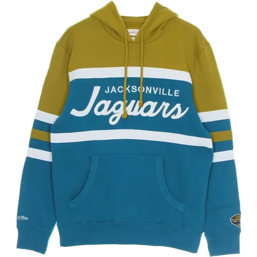 NFL Head Coach Hoody Jacksonville Jaguars , male, Sizes: L, M, S - Mitchell & Ness - Modalova