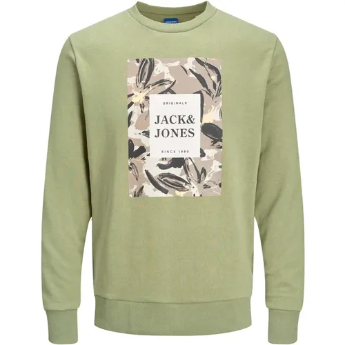 Grüne Bluse mit Logo-Print - jack & jones - Modalova