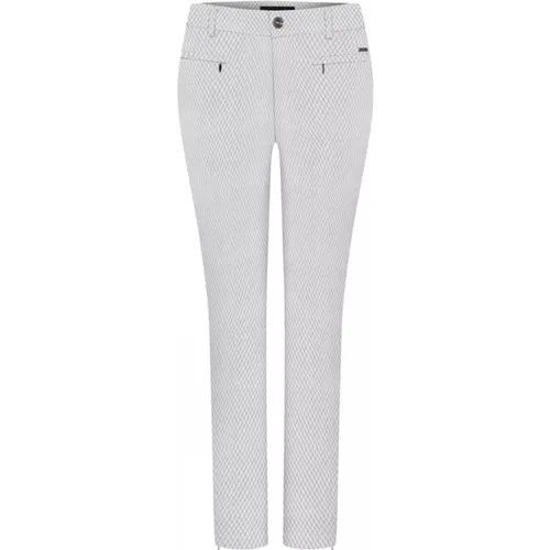 Jacquard Zip Trousers - Grey , female, Sizes: 2XL, 3XL, S, XL - C.Ro - Modalova