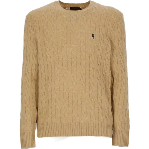 Cashmere Blend Sweater with Iconic Pony Logo , male, Sizes: XS, L, M - Ralph Lauren - Modalova