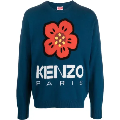 Entenblauer Strickpullover Kenzo - Kenzo - Modalova