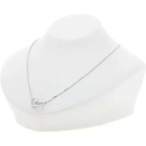 Pre-owned White Gold necklaces , female, Sizes: ONE SIZE - Cartier Vintage - Modalova