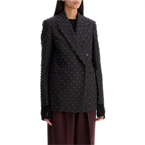 Double-Breasted Plumet Blazer , female, Sizes: S - Lanvin - Modalova