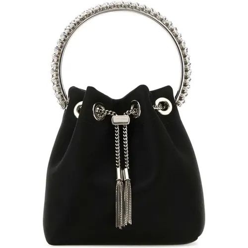 Satin Bon Bon Bucket Bag , female, Sizes: ONE SIZE - Jimmy Choo - Modalova