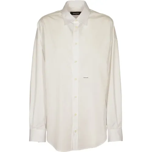 Weiße Hemden für Herren , Damen, Größe: XS - Dsquared2 - Modalova