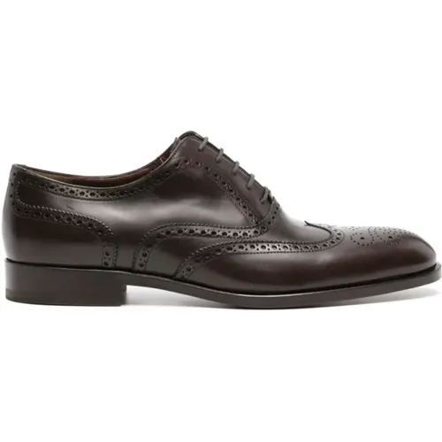 Leather Brogues Dress Shoes , male, Sizes: 9 UK, 11 UK - Fratelli Rossetti - Modalova