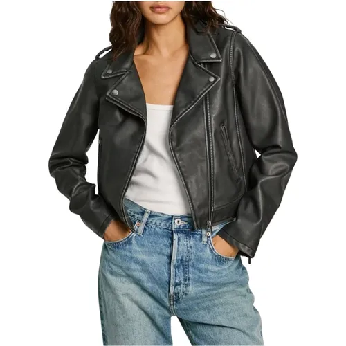 Biker City Lederjacke Pepe Jeans - Pepe Jeans - Modalova