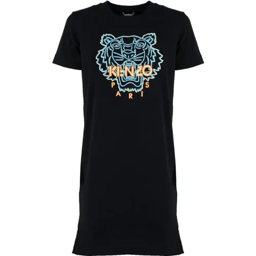 Classic Tiger T-Shirt Dress , female, Sizes: S, XS, M - Kenzo - Modalova